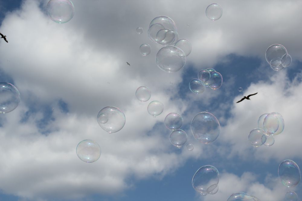 Bild - Seifenblasen im Himmel