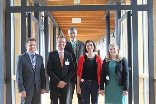 Prof. Dr. Hubert Kempter, Peter Wüstner, Dr. Martin Reti, Anke Späth, Marion Lücke