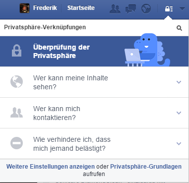 Facebook Privatsphäre Nutzungsbedingungen